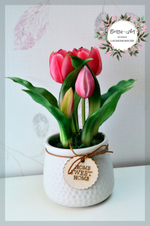 Tulipános dekoráció