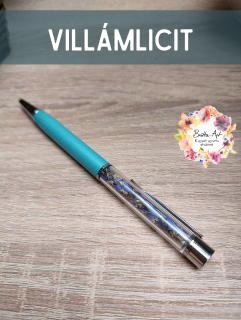 Liciten nyert kék búzavirágos toll